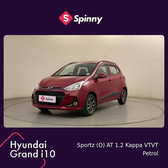2017 Hyundai Grand i10 Sportz (O) AT 1.2 Kappa VTVT 2017 Hyundai Grand i10 Sportz (O) AT 1.2 Kappa VTVT