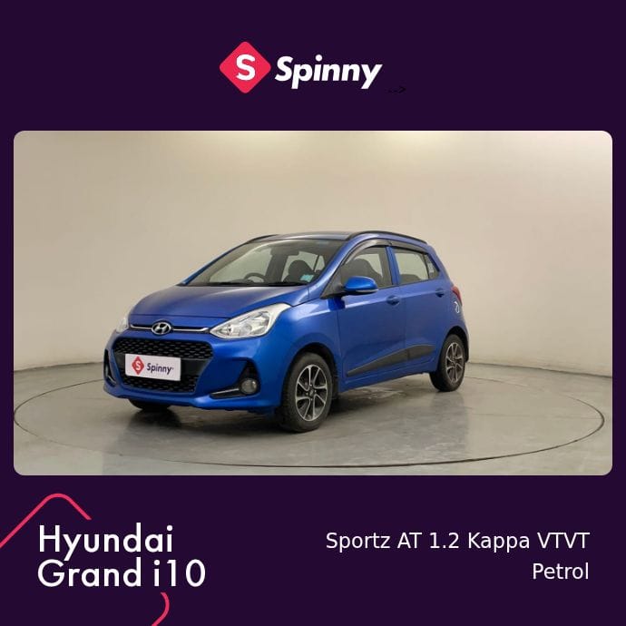 2018 Hyundai Grand i10 Sportz AT 1.2 Kappa VTVT 2018 Hyundai Grand i10 Sportz AT 1.2 Kappa VTVT