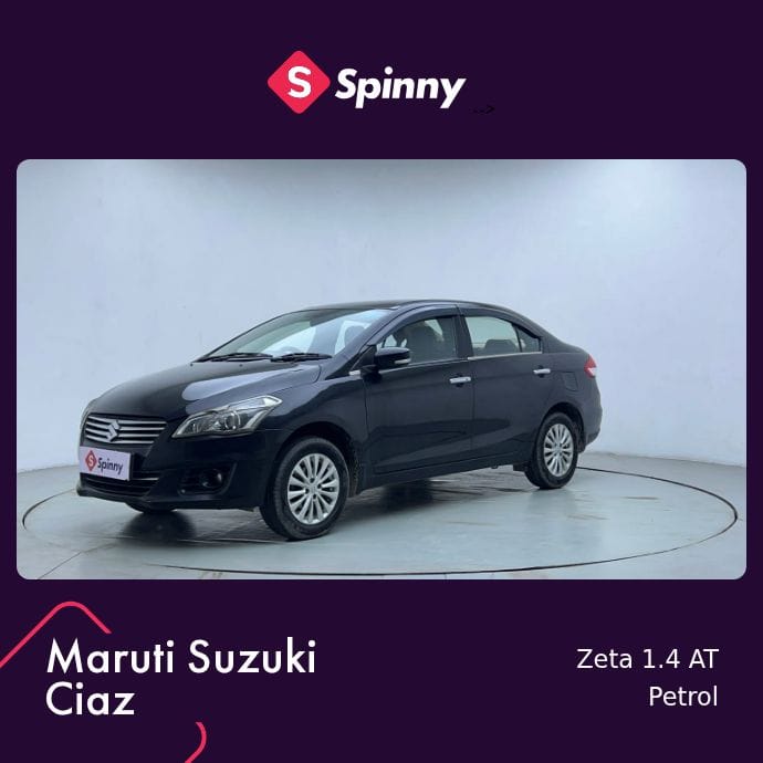 2017 Maruti Suzuki Ciaz Zeta 1.4 AT 2017 Maruti Suzuki Ciaz Zeta 1.4 AT