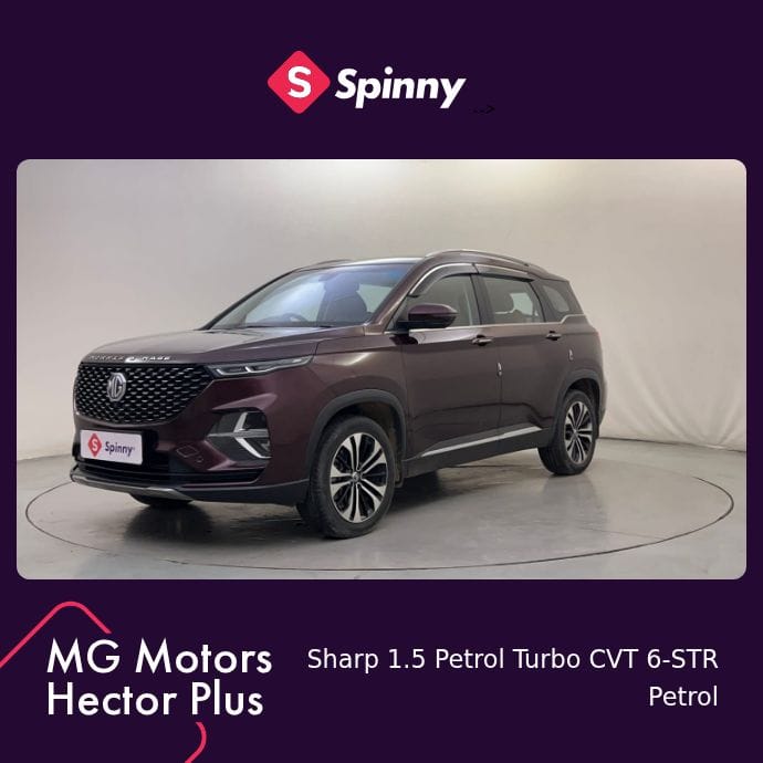 2022 MG Motors Hector Plus Sharp 1.5 Petrol Turbo CVT 6-STR 2022 MG Motors Hector Plus Sharp 1.5 Petrol Turbo CVT 6-STR
