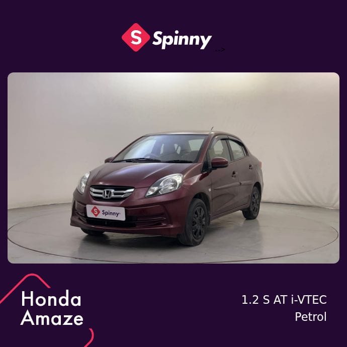 2015 Honda Amaze 1.2 S AT i-VTEC 2015 Honda Amaze 1.2 S AT i-VTEC