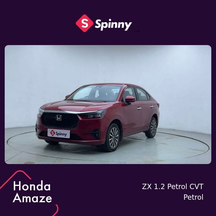 2025 Honda Amaze ZX 1.2 Petrol CVT 2025 Honda Amaze ZX 1.2 Petrol CVT