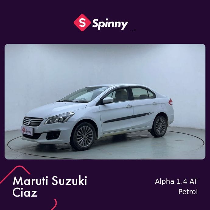 2017 Maruti Suzuki Ciaz Alpha 1.4 AT 2017 Maruti Suzuki Ciaz Alpha 1.4 AT