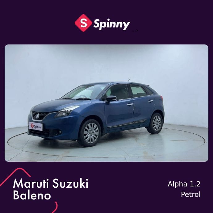 2016 Maruti Suzuki Baleno Alpha 1.2 2016 Maruti Suzuki Baleno Alpha 1.2