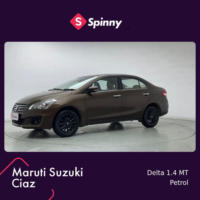 2017 Maruti Suzuki Ciaz Delta 1.4 MT 2017 Maruti Suzuki Ciaz Delta 1.4 MT