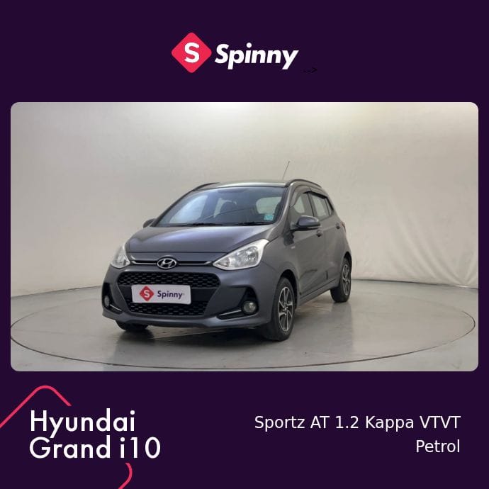 2018 Hyundai Grand i10 Sportz AT 1.2 Kappa VTVT 2018 Hyundai Grand i10 Sportz AT 1.2 Kappa VTVT