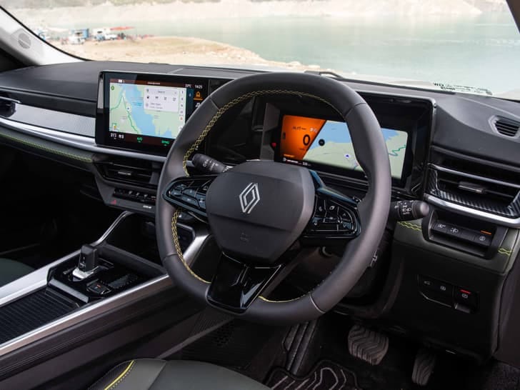 New Renault Duster interior PEDALS VIEW
