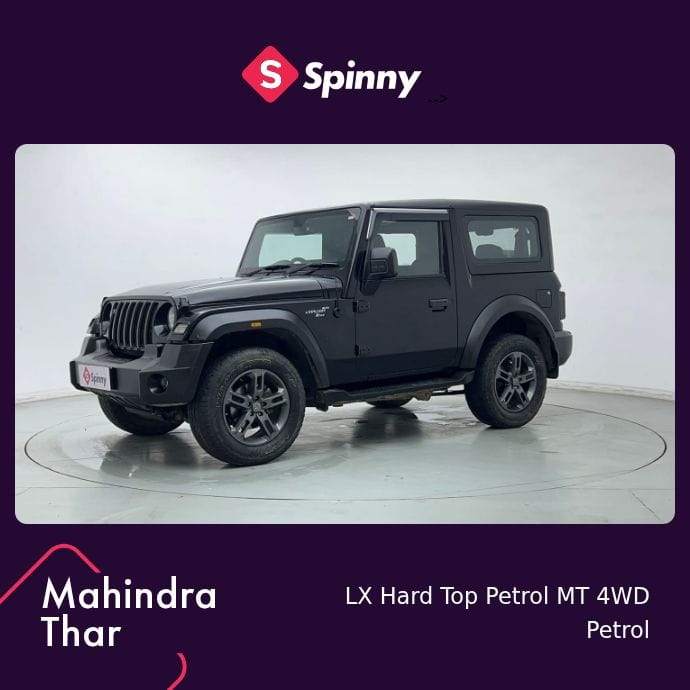 2024 Mahindra Thar LX Hard Top Petrol MT 4WD