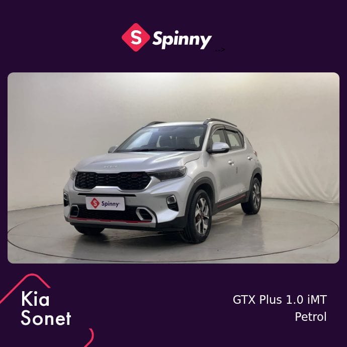 2022 Kia Sonet GTX Plus 1.0 iMT