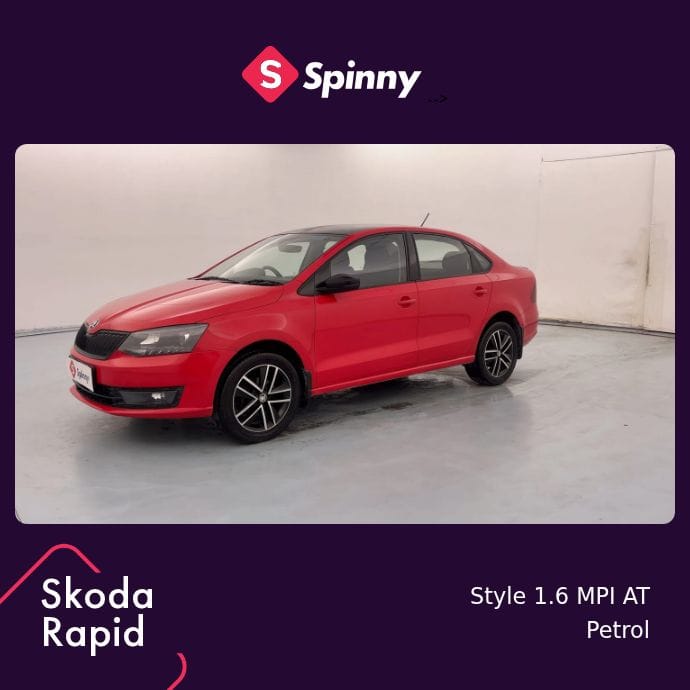 2018 Skoda Rapid Style 1.6 MPI AT