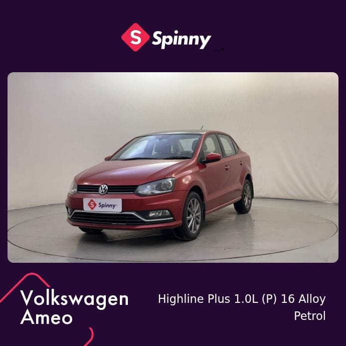 2019 Volkswagen Ameo Highline Plus 1.0L (P) 16 Alloy 2019 Volkswagen Ameo Highline Plus 1.0L (P) 16 Alloy