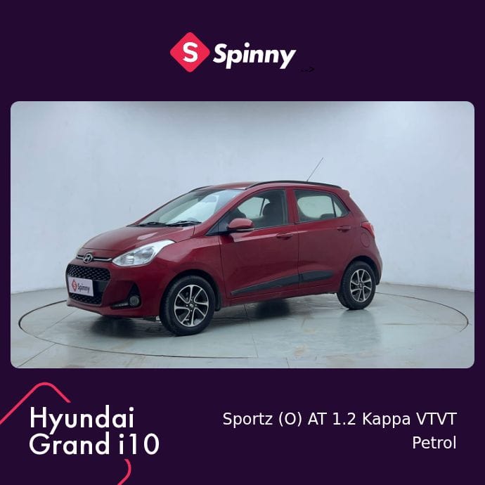 2017 Hyundai Grand i10 Sportz (O) AT 1.2 Kappa VTVT
