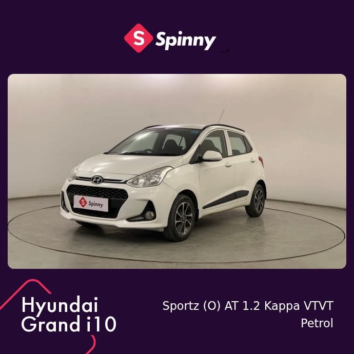 2017 Hyundai Grand i10 Sportz (O) AT 1.2 Kappa VTVT 2017 Hyundai Grand i10 Sportz (O) AT 1.2 Kappa VTVT