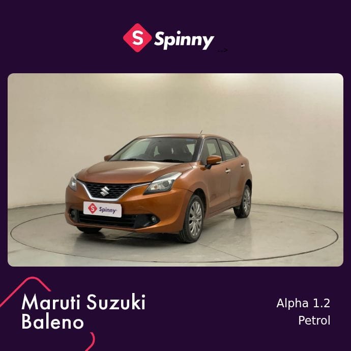 2017 Maruti Suzuki Baleno Alpha 1.2 2017 Maruti Suzuki Baleno Alpha 1.2