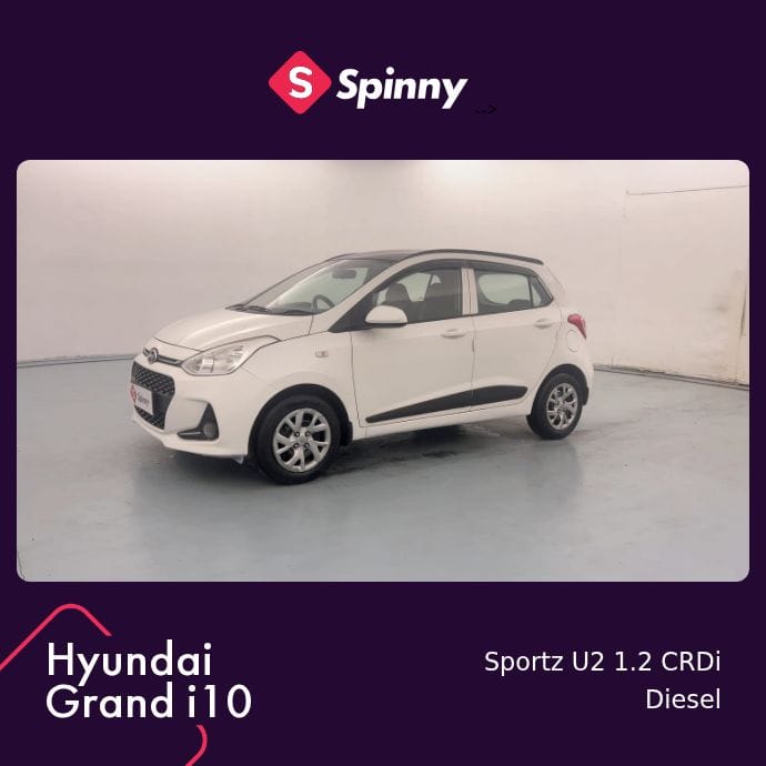 2017 Hyundai Grand i10 Sportz U2 1.2 CRDi