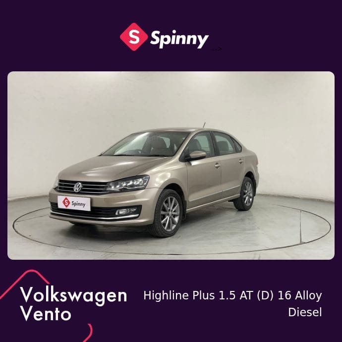 2019 Volkswagen Vento Highline Plus 1.5 AT (D) 16 Alloy