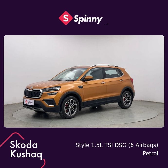 2022 Skoda Kushaq Style 1.5L TSI DSG (6 Airbags)