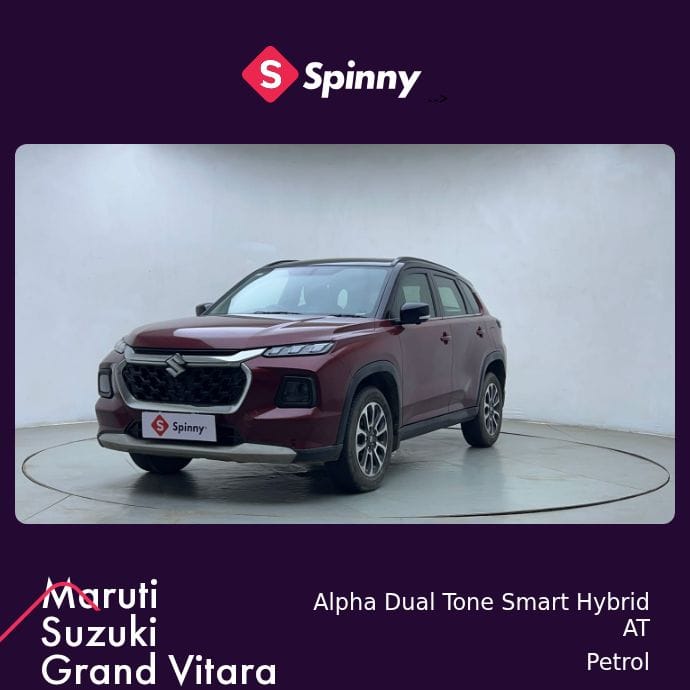 2023 Maruti Suzuki Grand Vitara Alpha Dual Tone Smart Hybrid AT 2023 Maruti Suzuki Grand Vitara Alpha Dual Tone Smart Hybrid AT