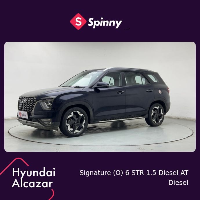 2022 Hyundai Alcazar Signature (O) 6 STR 1.5 Diesel AT 2022 Hyundai Alcazar Signature (O) 6 STR 1.5 Diesel AT