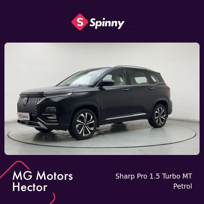2023 MG Motors Hector Sharp Pro 1.5 Turbo MT 2023 MG Motors Hector Sharp Pro 1.5 Turbo MT