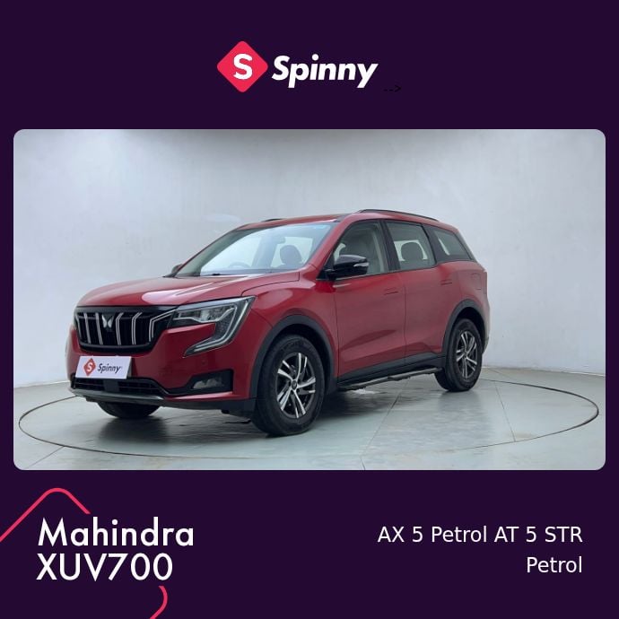 2022 Mahindra XUV700 AX 5 Petrol AT 5 STR 2022 Mahindra XUV700 AX 5 Petrol AT 5 STR