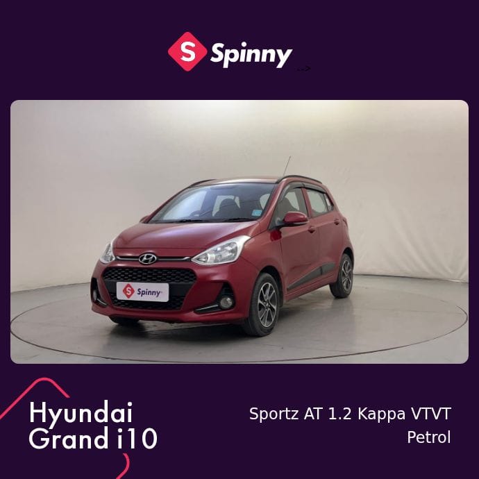 2018 Hyundai Grand i10 Sportz AT 1.2 Kappa VTVT 2018 Hyundai Grand i10 Sportz AT 1.2 Kappa VTVT