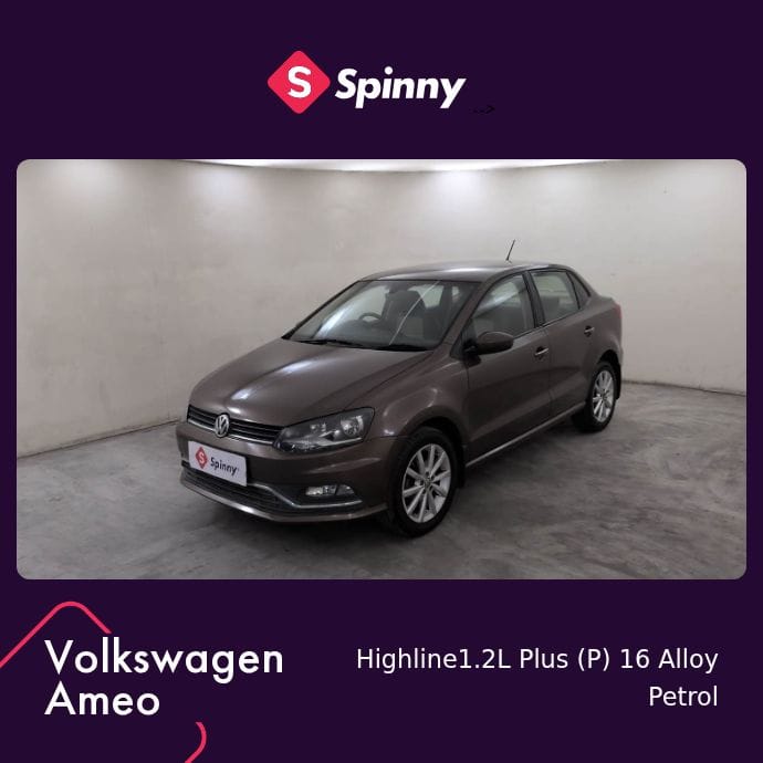 2017 Volkswagen Ameo Highline1.2L Plus (P) 16 Alloy 2017 Volkswagen Ameo Highline1.2L Plus (P) 16 Alloy