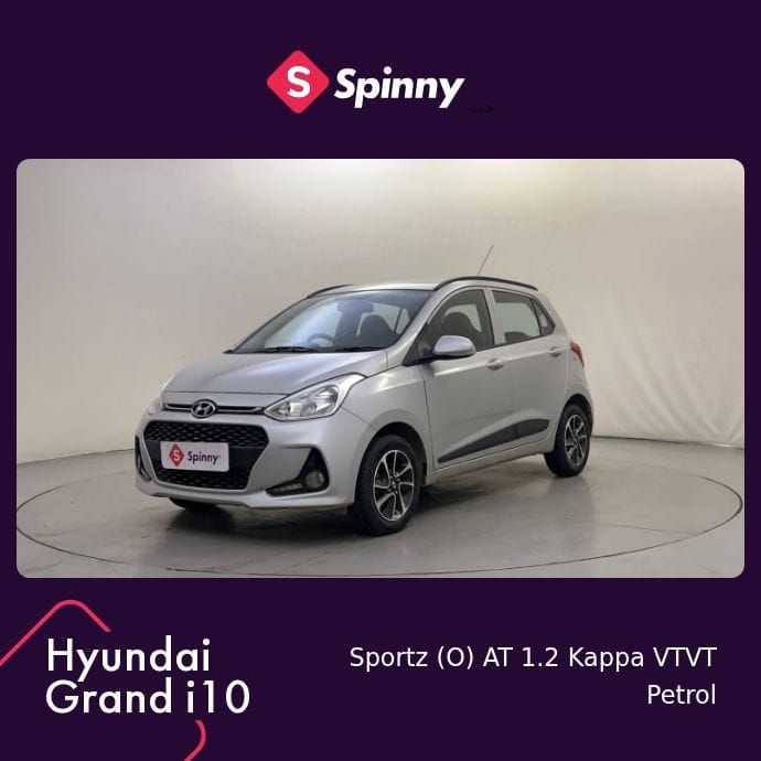2018 Hyundai Grand i10 Sportz (O) AT 1.2 Kappa VTVT 2018 Hyundai Grand i10 Sportz (O) AT 1.2 Kappa VTVT