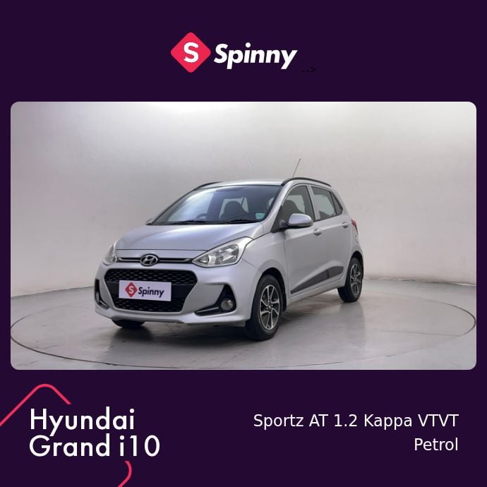 2018 Hyundai Grand i10 Sportz AT 1.2 Kappa VTVT 2018 Hyundai Grand i10 Sportz AT 1.2 Kappa VTVT