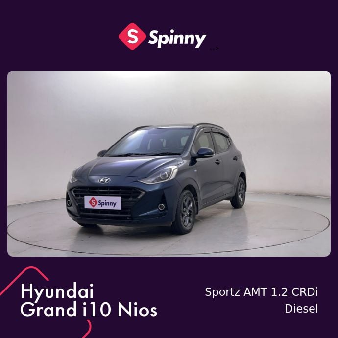 2021 Hyundai Grand i10 Nios Sportz AMT 1.2 CRDi 2021 Hyundai Grand i10 Nios Sportz AMT 1.2 CRDi