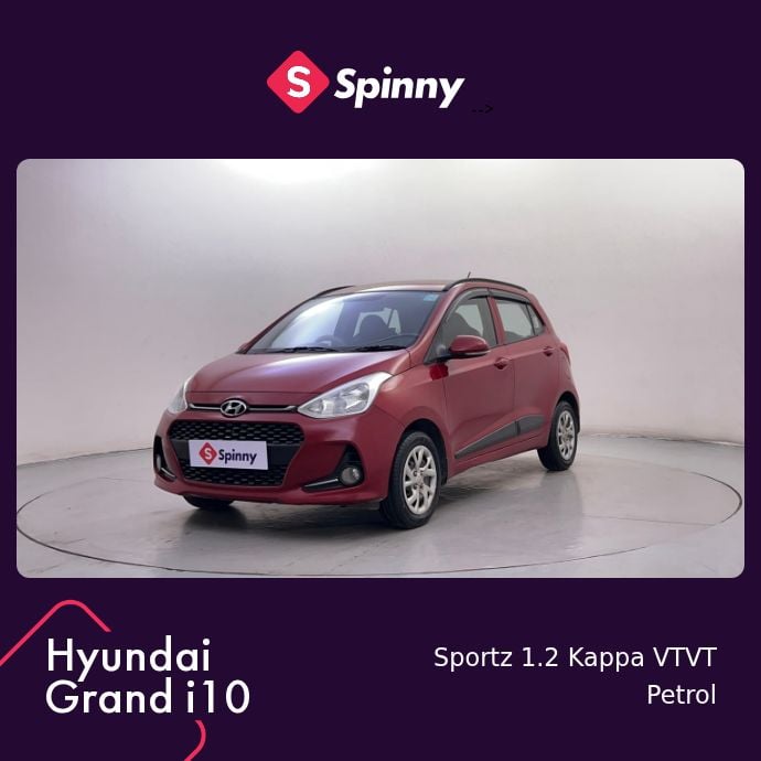 2018 Hyundai Grand i10 Sportz 1.2 Kappa VTVT 2018 Hyundai Grand i10 Sportz 1.2 Kappa VTVT