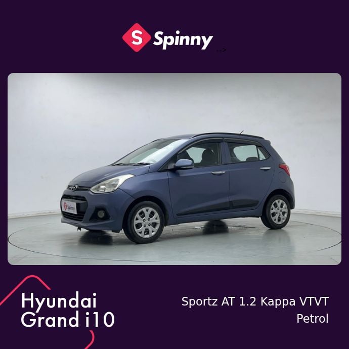 2014 Hyundai Grand i10 Sportz AT 1.2 Kappa VTVT