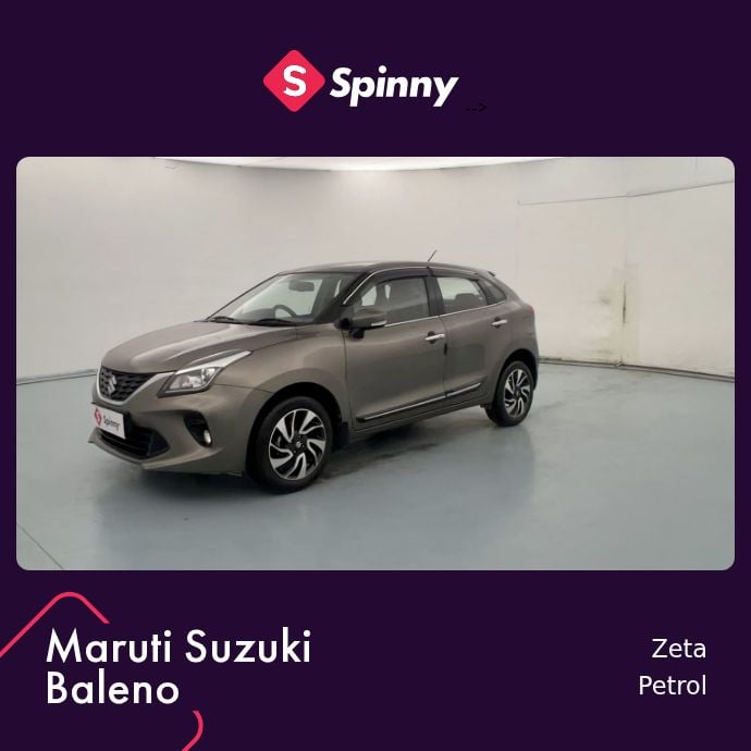 2021 Maruti Suzuki Baleno Zeta 2021 Maruti Suzuki Baleno Zeta