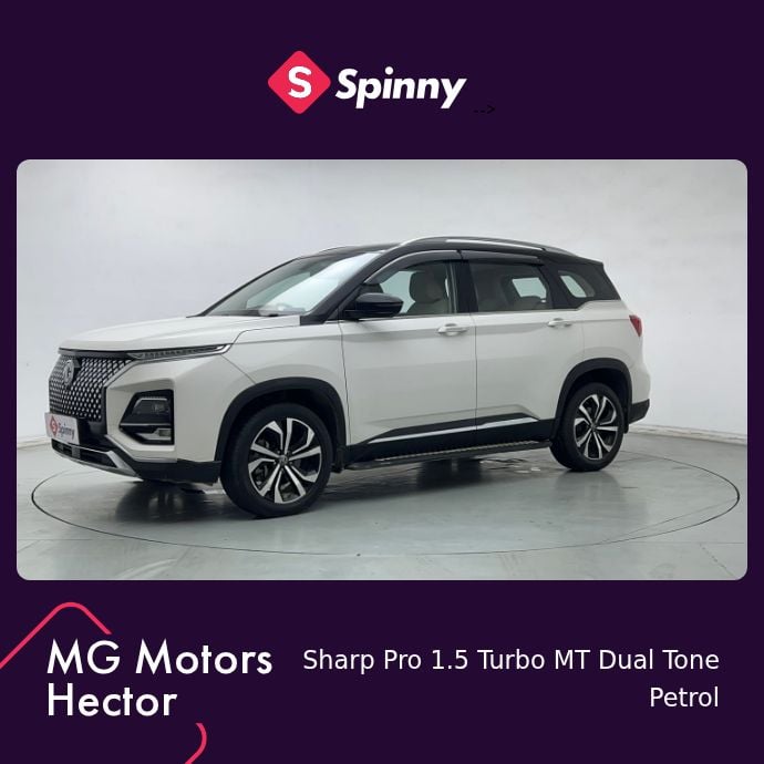 2024 MG Motors Hector Sharp Pro 1.5 Turbo MT Dual Tone 2024 MG Motors Hector Sharp Pro 1.5 Turbo MT Dual Tone
