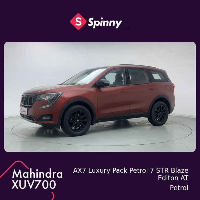 2024 Mahindra XUV700 AX7 Luxury Pack Petrol 7 STR Blaze Editon AT 2024 Mahindra XUV700 AX7 Luxury Pack Petrol 7 STR Blaze Editon AT
