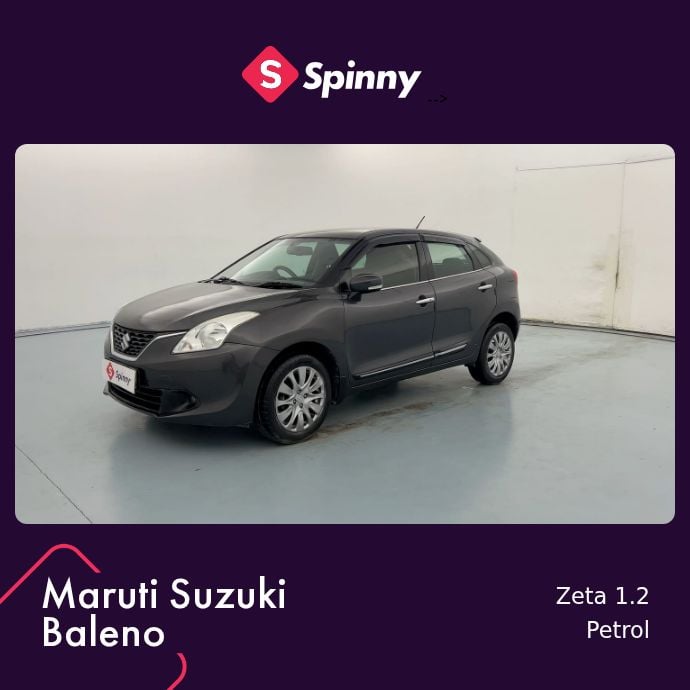 2017 Maruti Suzuki Baleno Zeta 1.2 2017 Maruti Suzuki Baleno Zeta 1.2
