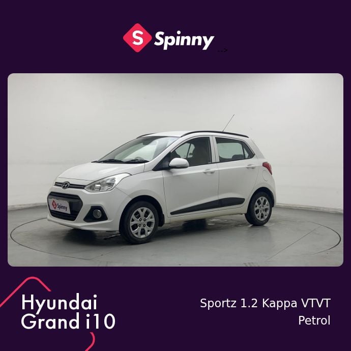2015 Hyundai Grand i10 Sportz 1.2 Kappa VTVT 2015 Hyundai Grand i10 Sportz 1.2 Kappa VTVT