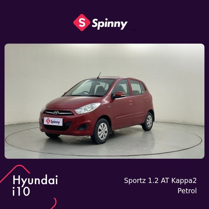 2013 Hyundai i10 Sportz 1.2 AT Kappa2
