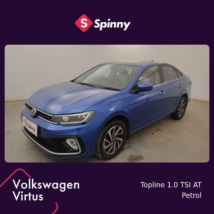 2022 Volkswagen Virtus Topline 1.0 TSI AT 2022 Volkswagen Virtus Topline 1.0 TSI AT
