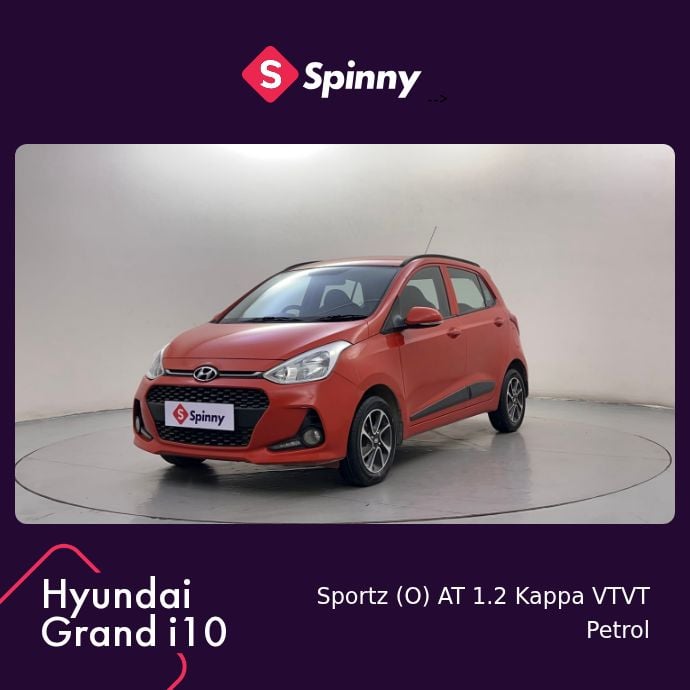 2018 Hyundai Grand i10 Sportz (O) AT 1.2 Kappa VTVT