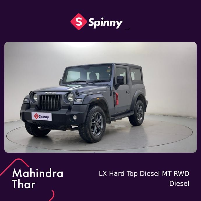 2023 Mahindra Thar LX Hard Top Diesel MT RWD 2023 Mahindra Thar LX Hard Top Diesel MT RWD