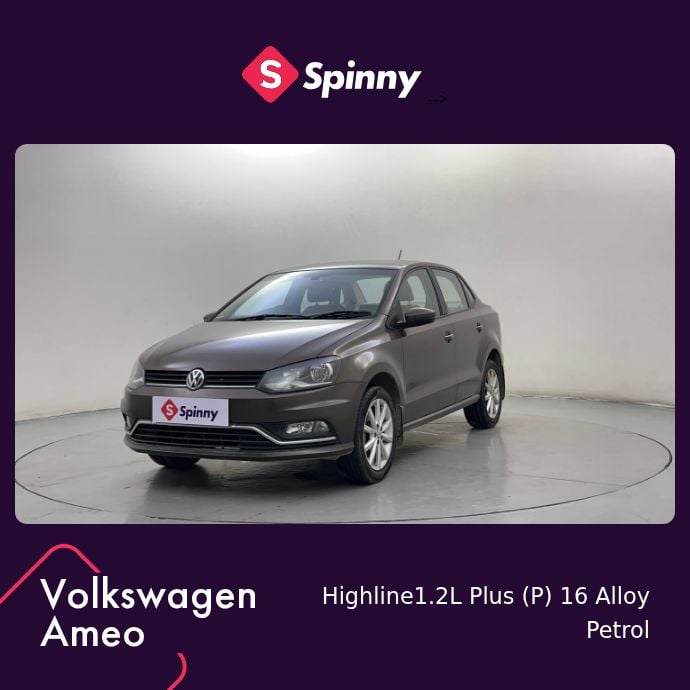 2017 Volkswagen Ameo Highline1.2L Plus (P) 16 Alloy