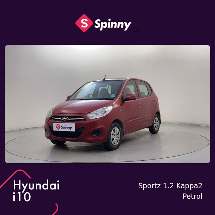 2013 Hyundai i10 Sportz 1.2 Kappa2 2013 Hyundai i10 Sportz 1.2 Kappa2