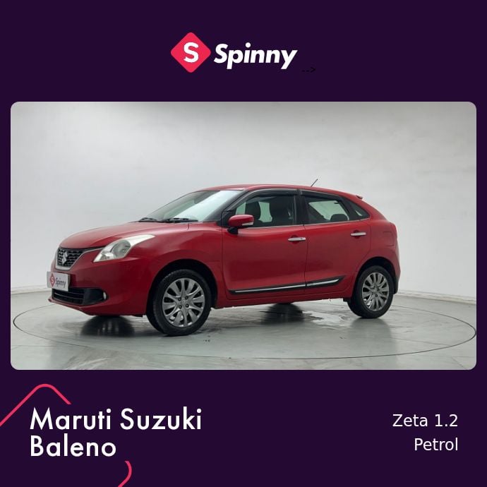 2016 Maruti Suzuki Baleno Zeta 1.2 2016 Maruti Suzuki Baleno Zeta 1.2