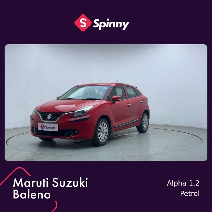 2016 Maruti Suzuki Baleno Alpha 1.2 2016 Maruti Suzuki Baleno Alpha 1.2