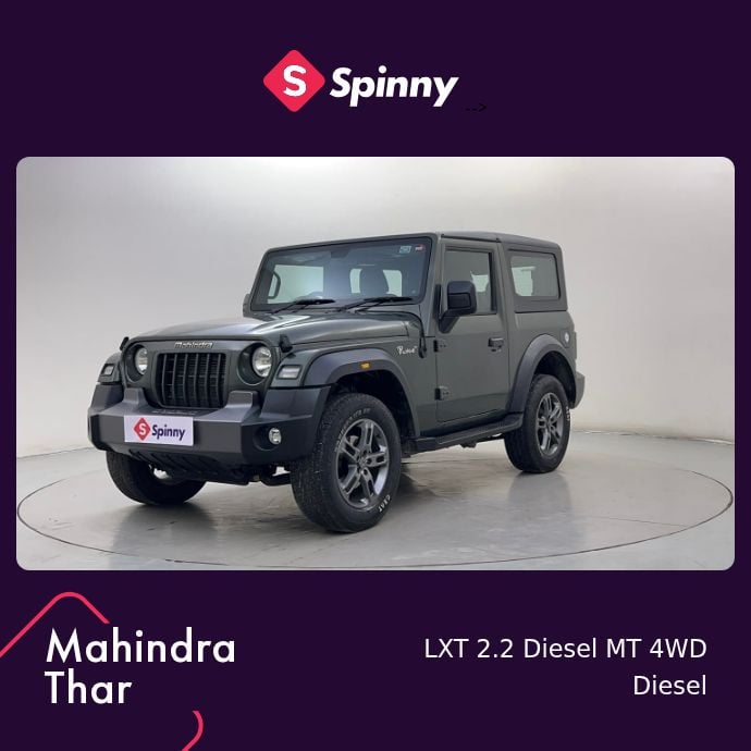 2025 Mahindra Thar LXT 2.2 Diesel MT 4WD