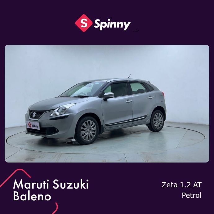 2017 Maruti Suzuki Baleno Zeta 1.2 AT