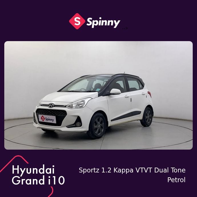 2018 Hyundai Grand i10 Sportz 1.2 Kappa VTVT Dual Tone 2018 Hyundai Grand i10 Sportz 1.2 Kappa VTVT Dual Tone