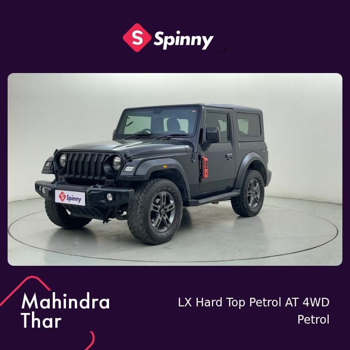 2022 Mahindra Thar LX Hard Top Petrol AT 4WD 2022 Mahindra Thar LX Hard Top Petrol AT 4WD
