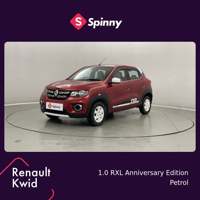 2017 Renault Kwid 1.0 RXL Anniversary Edition 2017 Renault Kwid 1.0 RXL Anniversary Edition